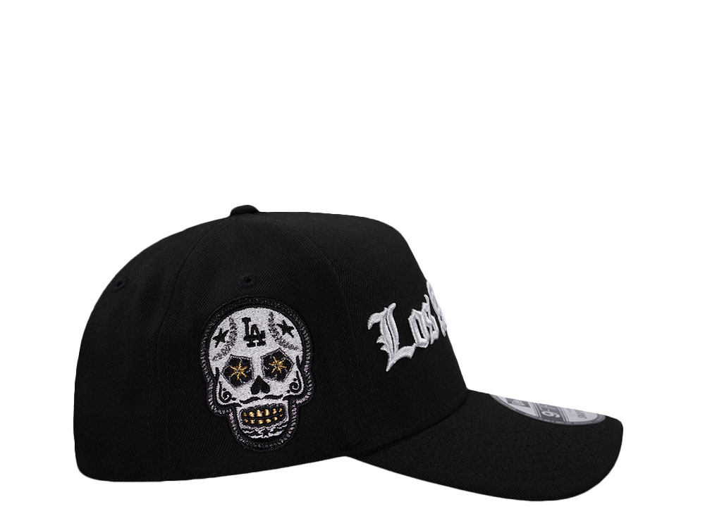 New Era Los Angeles Dodgers Skull Black Prime Edition 9Fifty A Frame Snapback Hat
