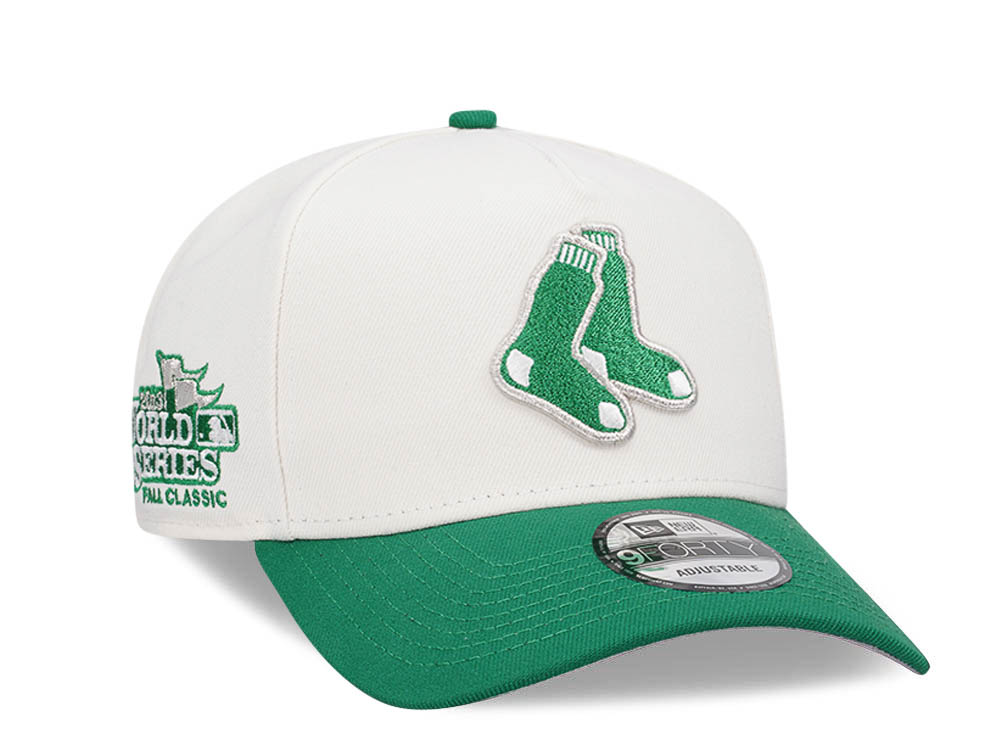 New Era Boston Red Sox World Series 2013 Chrome Two Tone 9Forty A Frame Snapback Hat
