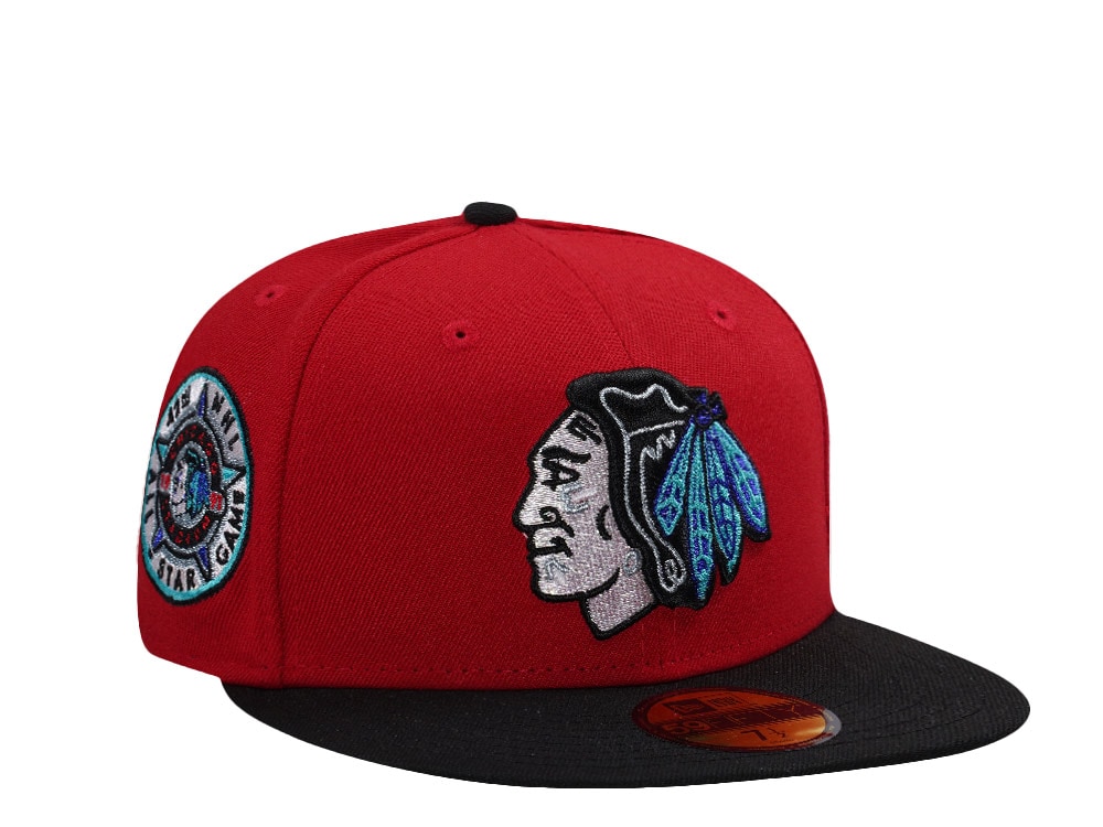 New Era Chicago Blackhawks All Star Game 1991 Scarlet Two Tone Edition 59Fifty Fitted Hat