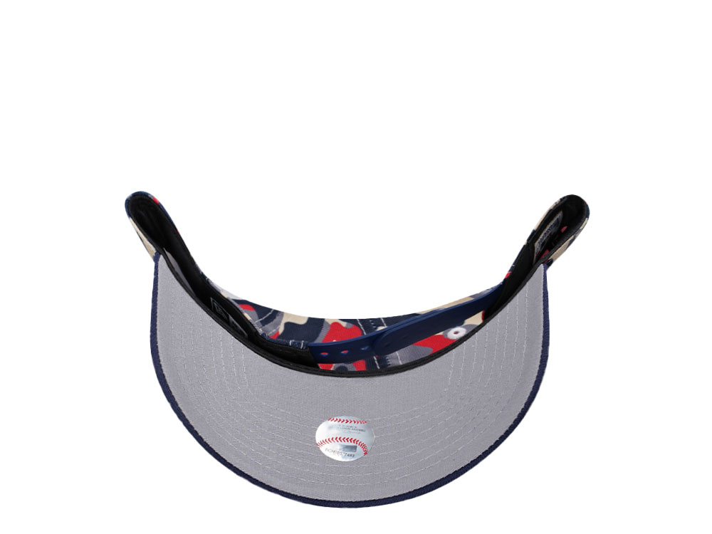 New Era Los Angeles Dodgers 40th Anniversary Camo 9Forty A Frame Snapback Hat