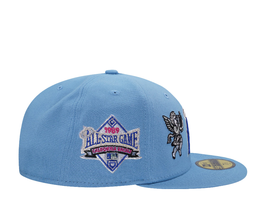 New Era Anaheim Angels All Star Game 1989 Cupids Sky Blue Prime Edition 59Fifty Fitted Hat