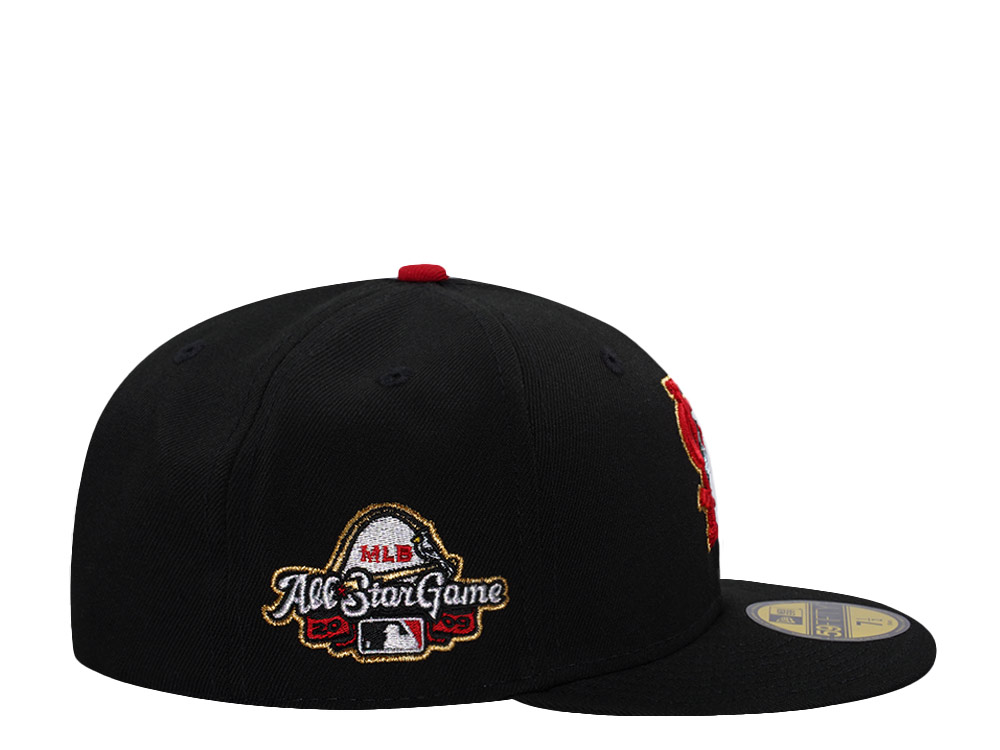 New Era St. Louis Cardinals All Star Game 2009 Black Prime Edition 59Fifty Fitted Hat