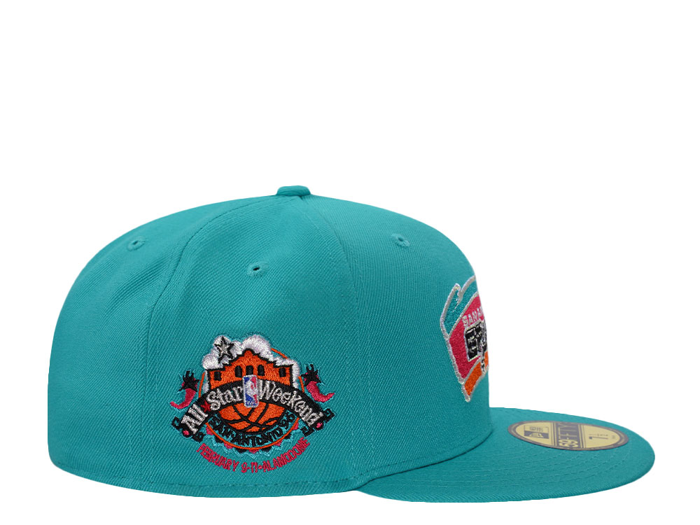 New Era San Antonio Spurs All Star Weekend Teal Prime Edition 59Fifty Fitted Hat