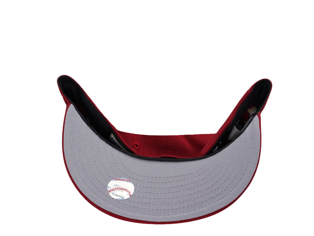 New Era Milwaukee Brewers 25th Anniversary Red Prime Edition  59Fifty Fitted Hat