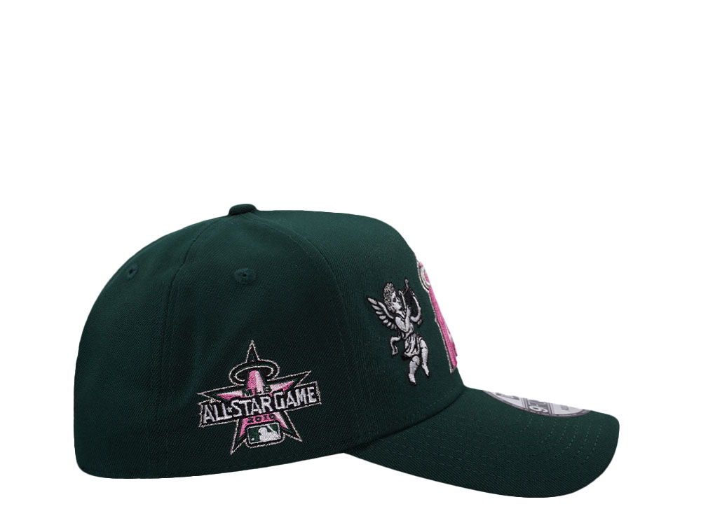 New Era Anaheim Angels All Star Game 2010 Dark Green Cupid Edition 9Forty A Frame Snapback Hat