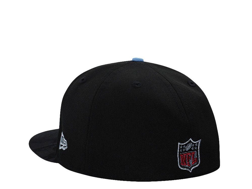 New Era Houston Texans Black Metallic Two Tone Edition 59Fifty Fitted Hat