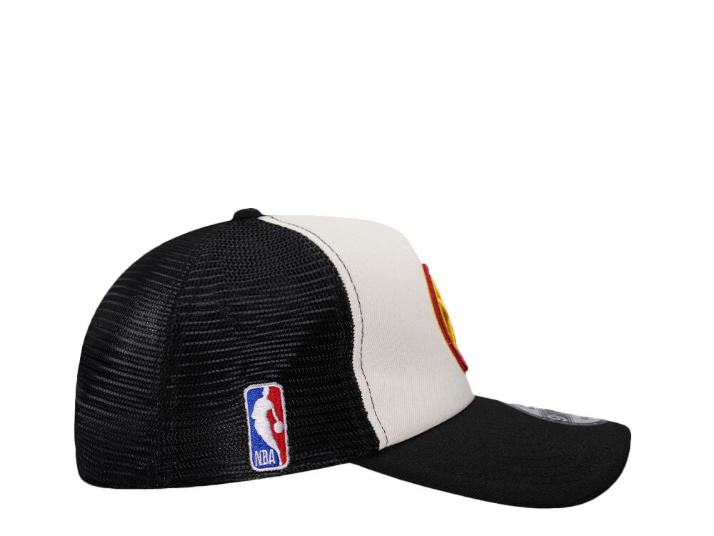 New Era Denver Nuggets Chrome Two Tone Trucker Edition 9Forty A Frame Snapback Hat