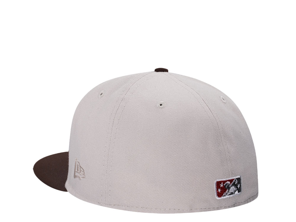 New Era Fresno Grizzlies Stone Two Tone Edition 59Fifty Fitted Hat