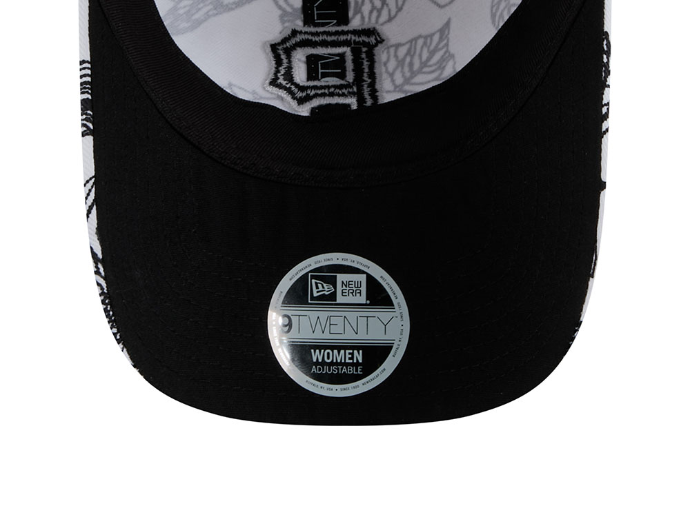 New Era Pittsburgh Pirates Woman Floral Stitch White 9Twenty Strapback Hat