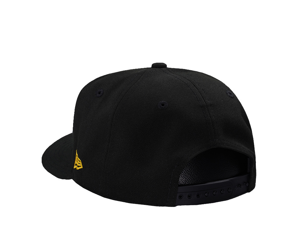 New Era New York Knicks NBA Finals 2026 Black Prime Edition 9Fifty A Frame Snapback Hat