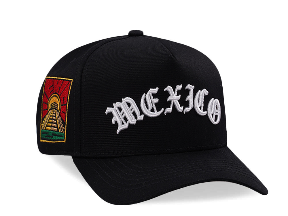 Parallel Union Mexico Script Temple Black Prime Edition Snapback Hat