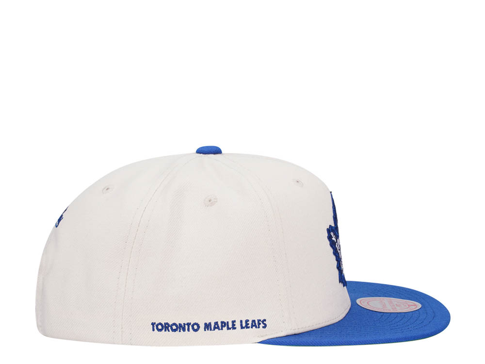 Mitchell & Ness Toronto Maple Leafs Vintage Off-White Snapback Hat
