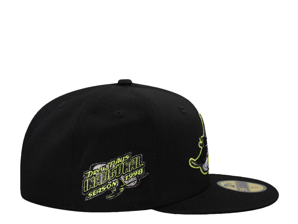 New Era Tampa Bay Rays Inaugural Season 1998 Black Prime Edition 59Fifty Fitted Hat