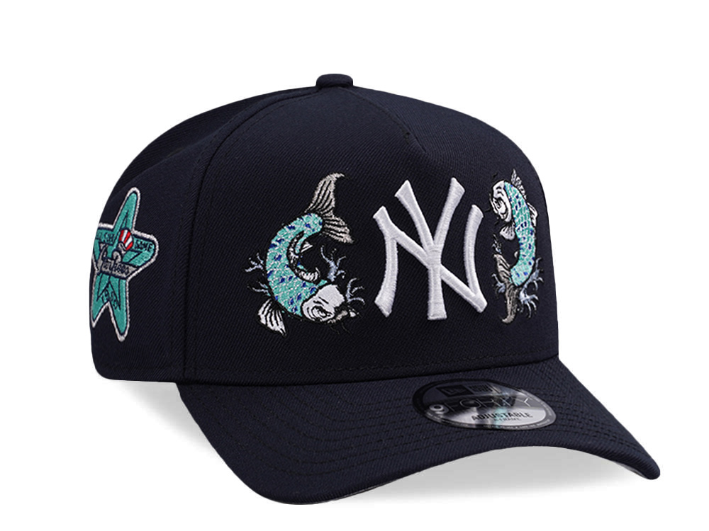 New Era New York Yankees All Star Game 1960 Koi Navy Prime Edition 9Forty A Frame Snapback Hat