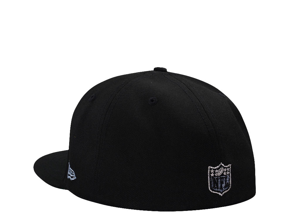 New Era Detroit Lions 60th Anniversary Black Prime Edition 59Fifty Fitted Hat