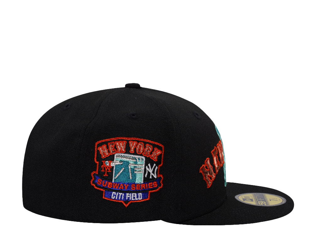 New Era New York Mets Subway Series Statue Black Prime Edition 59Fifty Fitted Hat