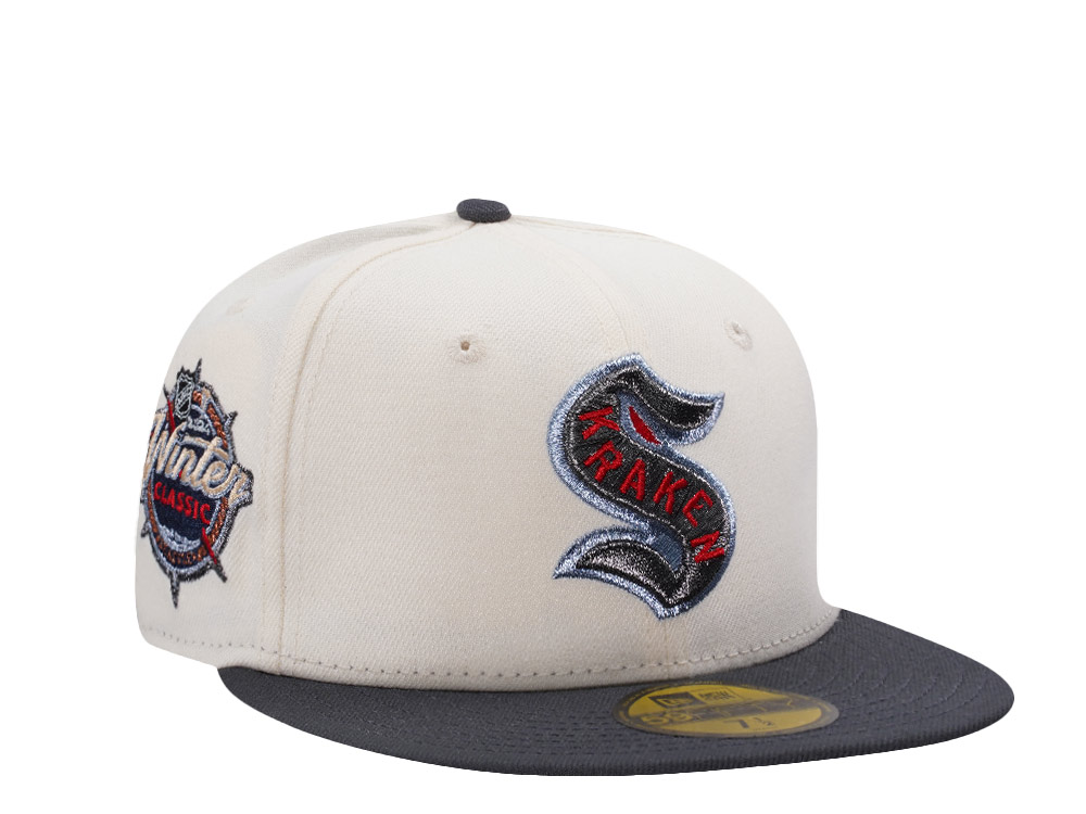 New Era Seattle Kraken Winter Classic Chrome Two Tone Edition 59Fifty Fitted Hat