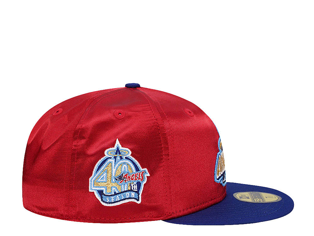 New Era Anaheim Angels 40th Anniversary Satin Prime Two Tone Edition 59Fifty Fitted Hat