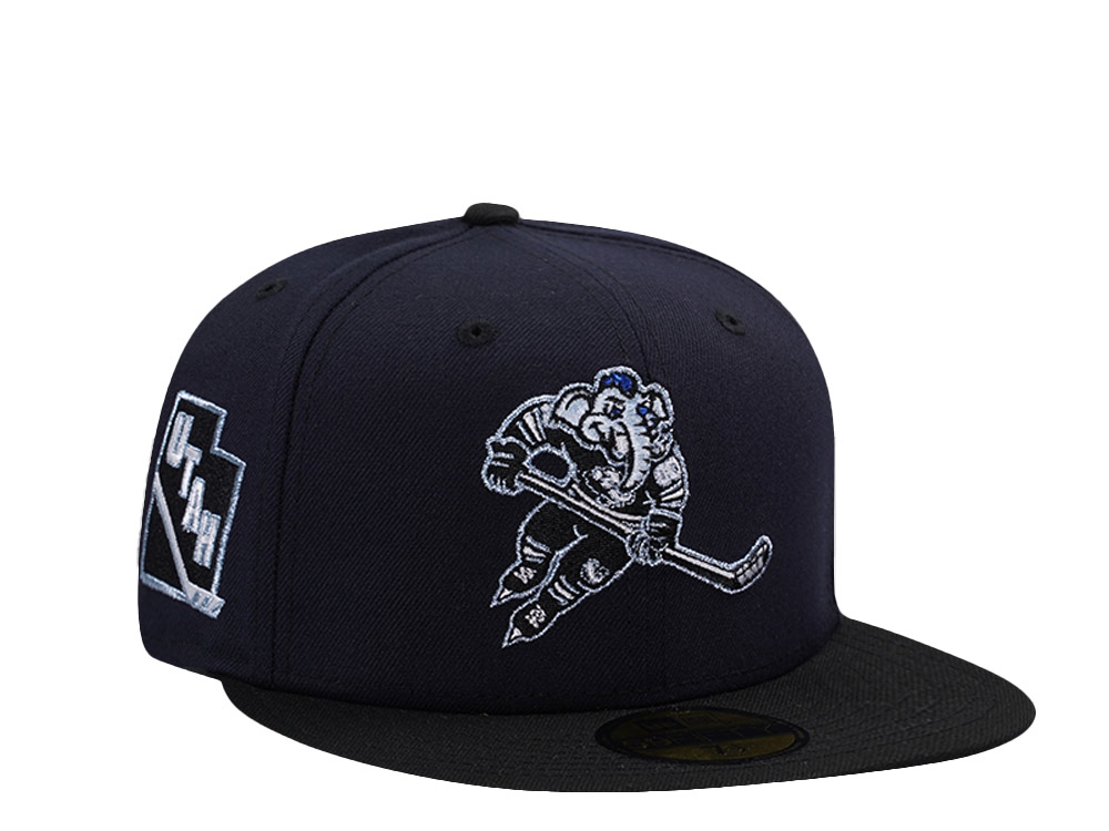 New Era Utah Mammoth Tusky Metallic Navy Two Tone Edition 59Fifty Fitted Hat
