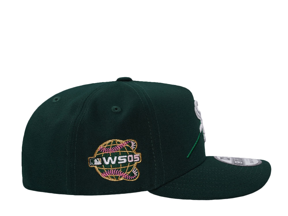 New Era Chicago White Sox World Series 2005 Dark Green Rose Edition 9Fifty A Frame Snapback Hat