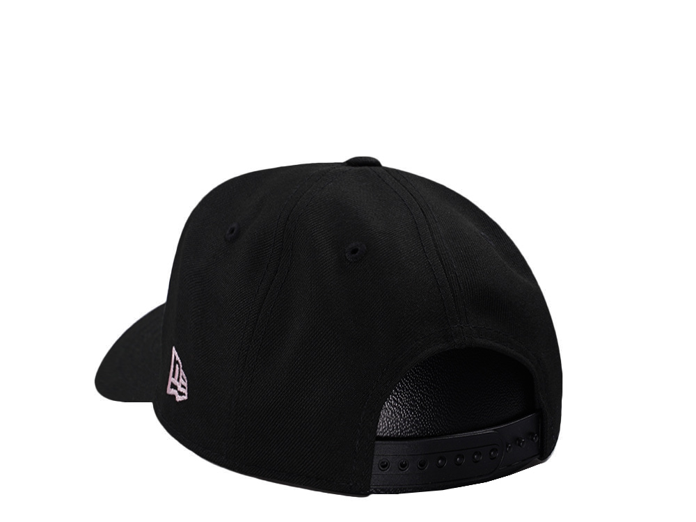 New Era Los Angeles Dodgers Tokyo Series 2025 Sakura Black Prime Edition 9Forty A Frame Snapback Hat
