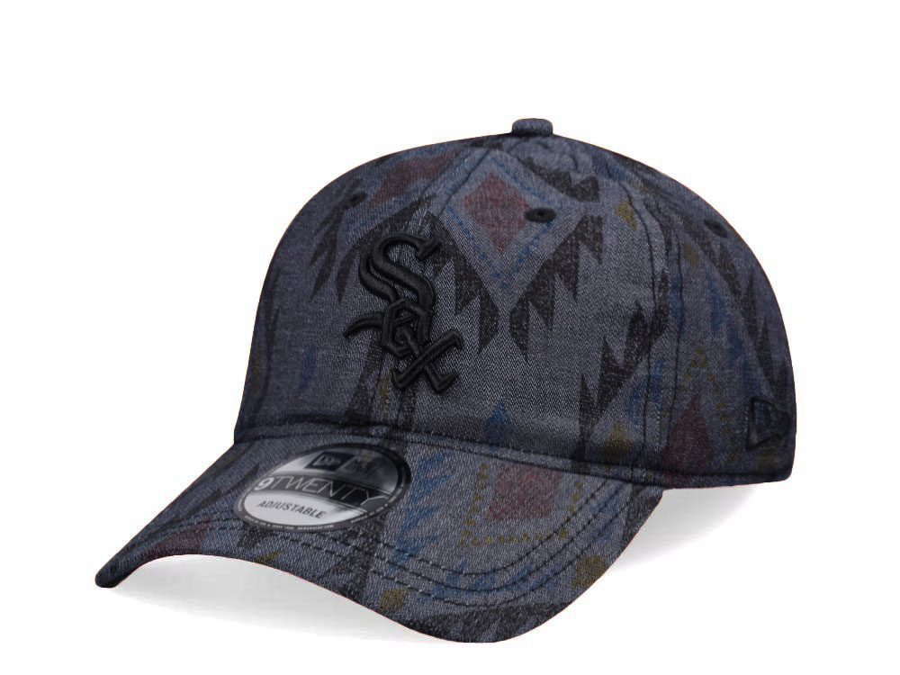 New Era x Three Looms Chicago White Sox Aztec Pattern 9Twenty Strapback Hat
