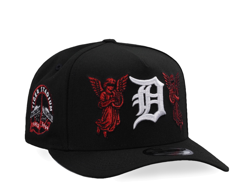 New Era Detroit Tigers Tiger Stadium Angels Black Prime Edition 9Fifty A Frame Snapback Hat