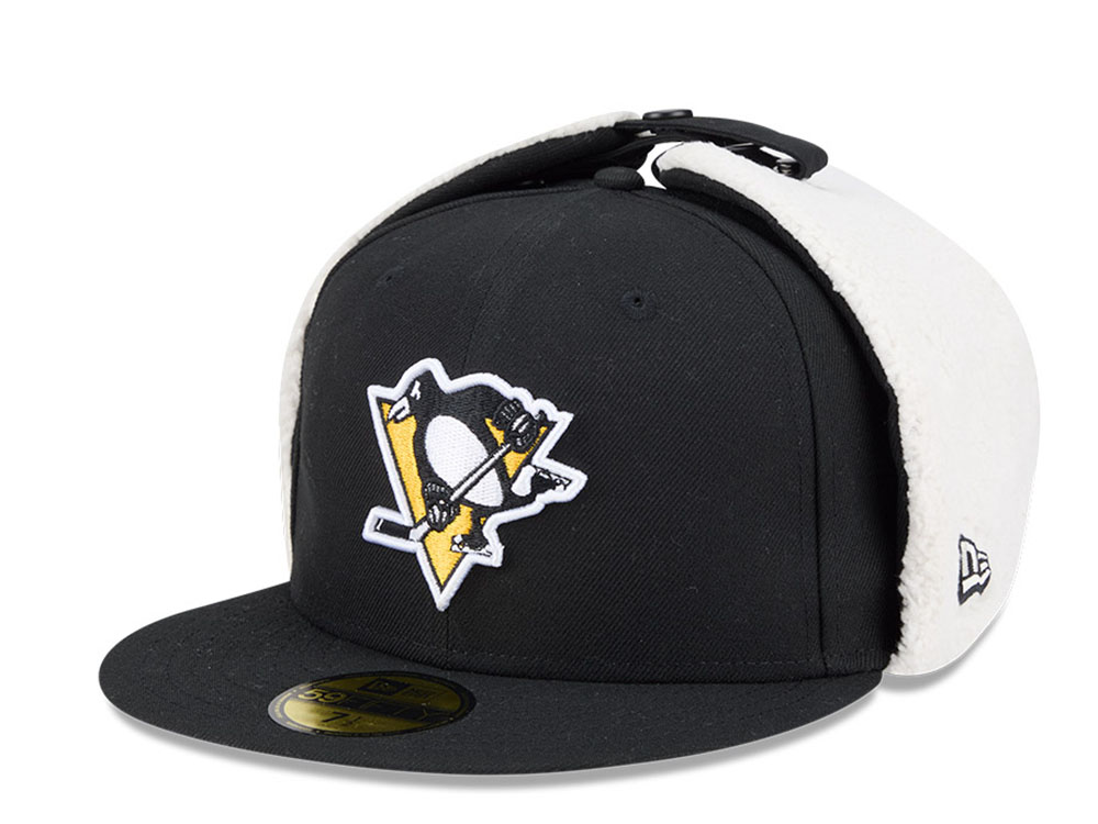 New Era Pittsburgh Penguins Classic Black 59Fifty Dogear Fitted Hat