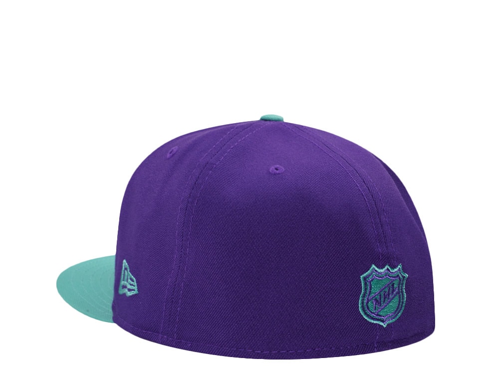 New Era San Jose Sharks 10th Anniversary Purple Flash Two Tone Edition 59Fifty Fitted Hat