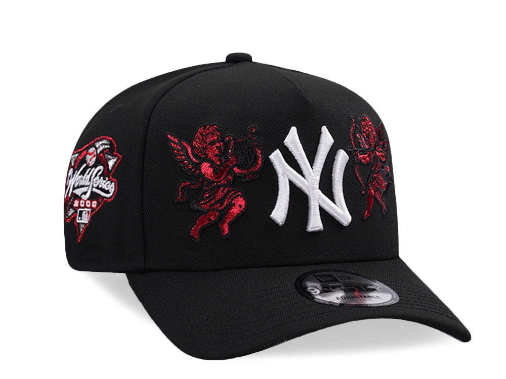 New Era New York Yankees World Series 2000 Cupids Black Prime Edition 9Forty A Frame Snapback Hat