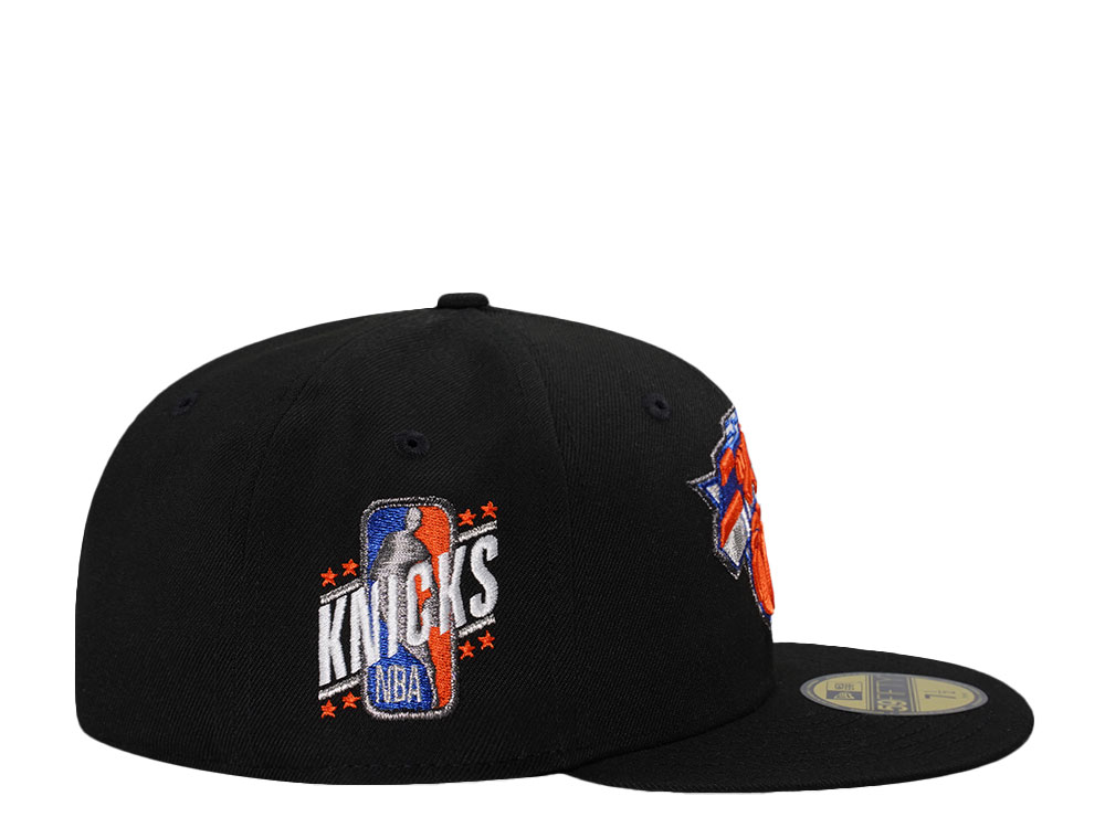 New Era New York Knicks Katakana Script Metallic Black Edition 59Fifty Fitted Hat