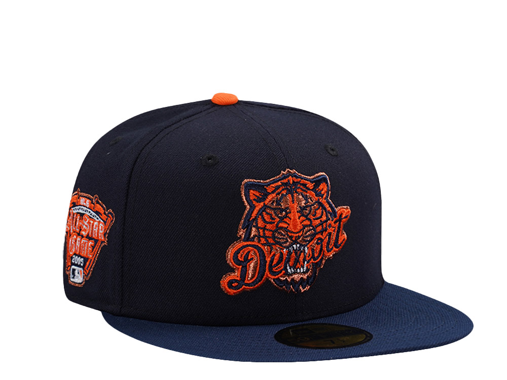 New Era Detroit Tigers All Star Game 2005 Ocean Blue Prime Edition 59Fifty Fitted Hat