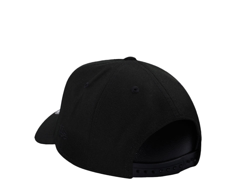 New Era Boston Red Sox Black And Red  9Forty A Frame Snapback Hat