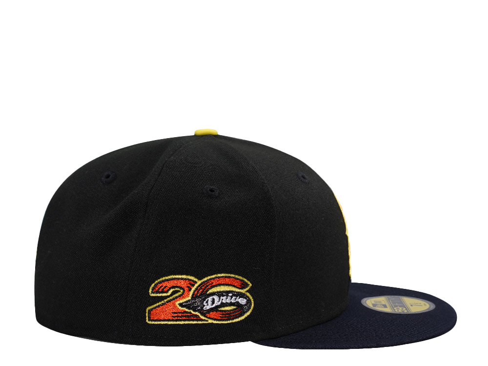 New Era Greenville Drive Black Two Tone Edition 59Fifty Fitted Hat