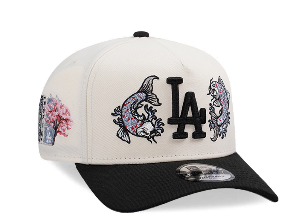 New Era Los Angeles Dodgers Tokyo Series Koi Chrome Two Tone Edition 9Forty A Frame Snapback Hat
