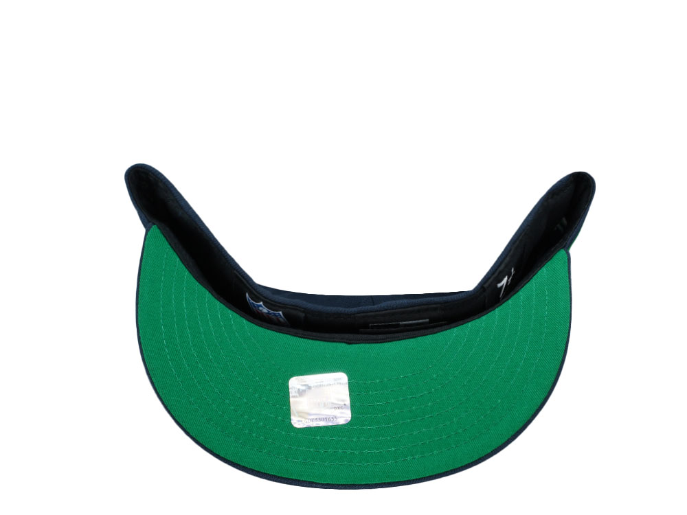 New Era Philadelphia Eagles Navy Throwback Prime Edition 59Fifty Fitted Hat