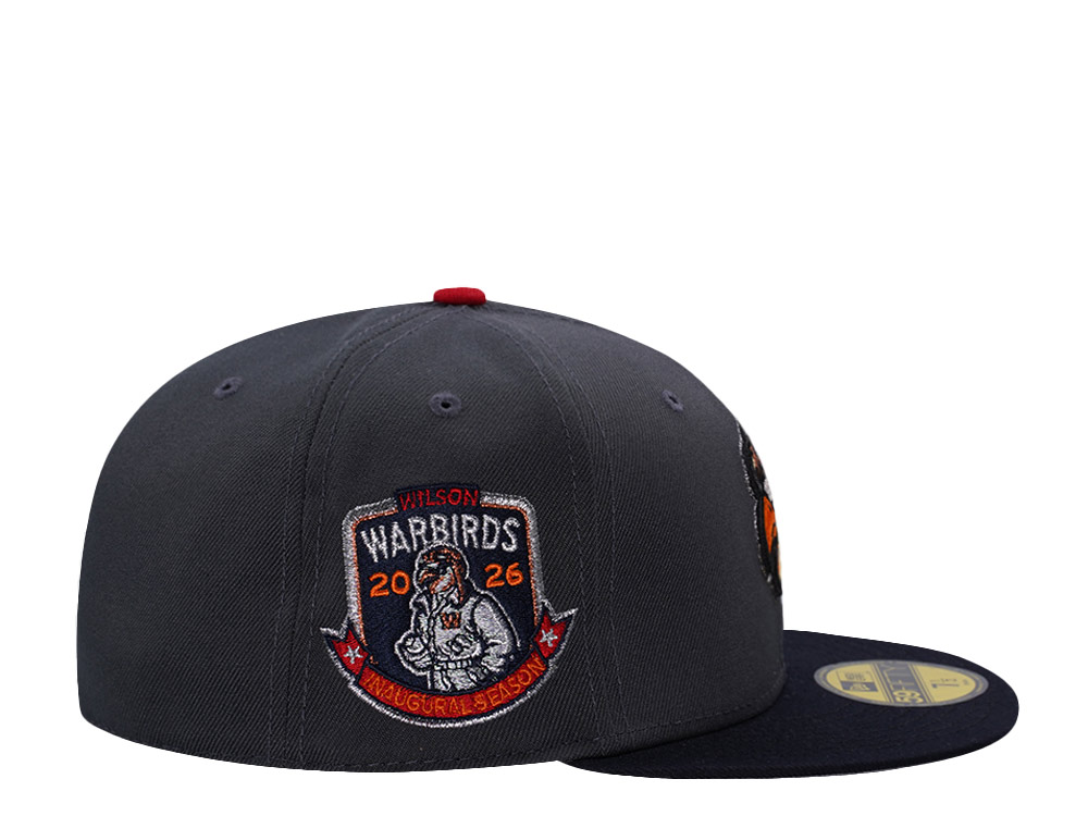 New Era Wilson Warbirds Inaugural Season 2026 Dark Gray Two Tone Edition 59Fifty Fitted Hat