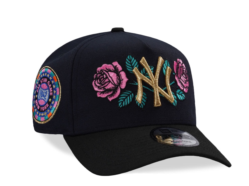 New Era New York Yankees All Star Game 1942 Rose Navy Two Tone Edition 9Forty A Frame Snapback Hat