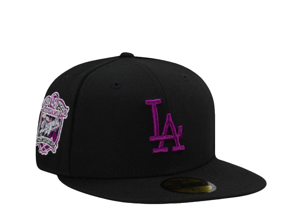 New Era Los Angeles Dodgers 40th Anniversary Black Prime Edition 59Fifty Fitted Hat