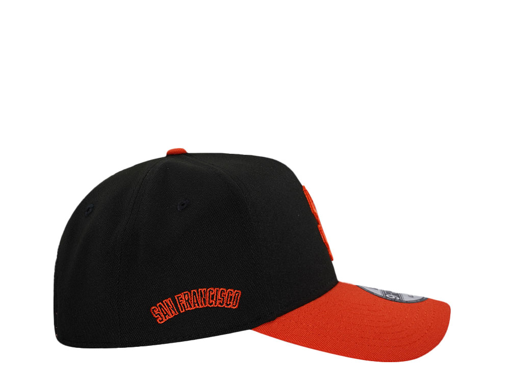 New Era San Francisco Giants Black Classic Two Tone Edition 9Forty A Frame Snapback Hat