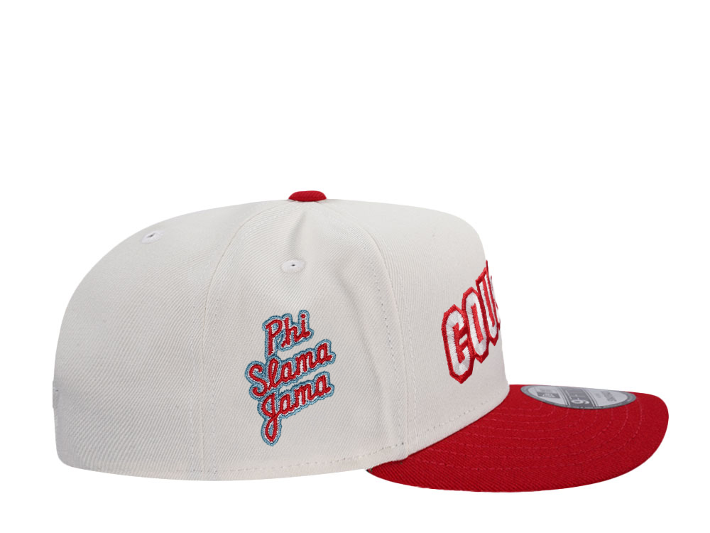 '47 Houston Cougars Clean Up Adjustable Strapback Hat - Red & White Logo, One Size Fits Most