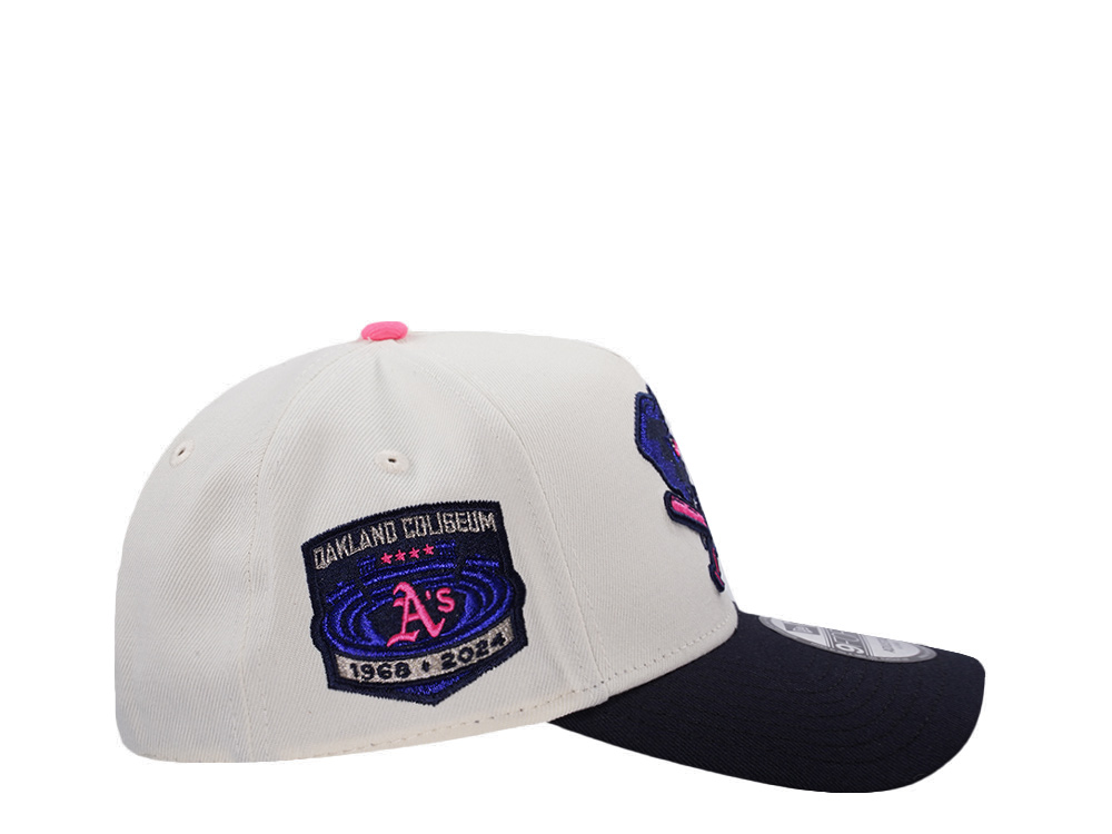 New Era Oakland Athletics Oakland Coliseum Chrome Two Tone Edition 9Forty A Frame Snapback Hat
