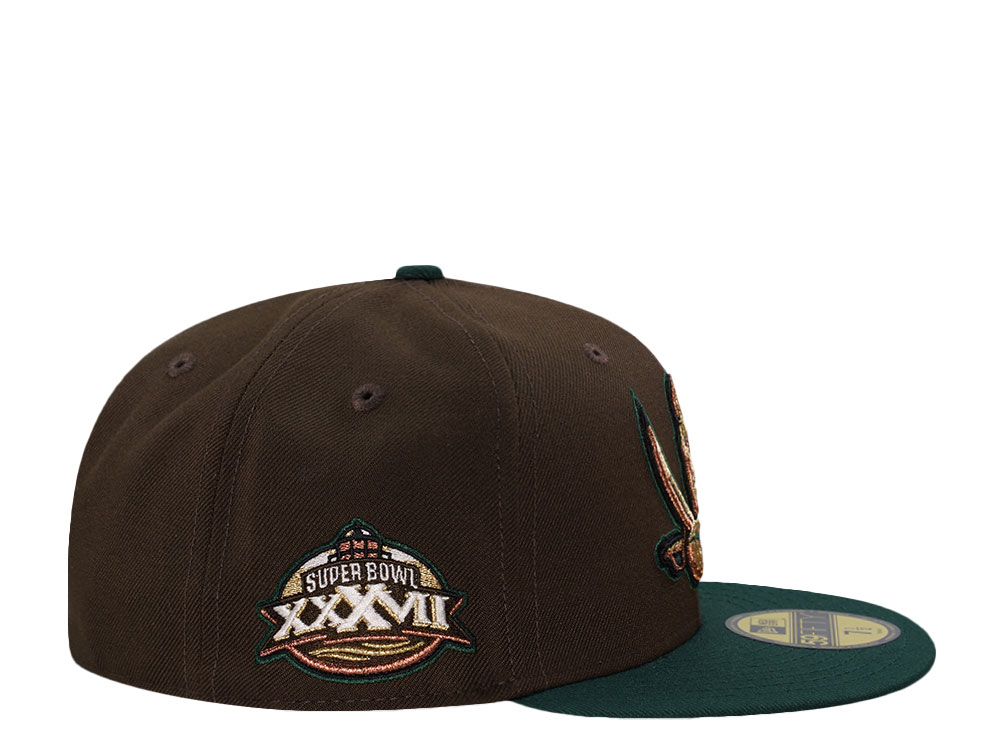 New Era Tampa Bay Buccaneers Super Bowl XXXVII Walnut Two Tone Edition 59Fifty Fitted Hat