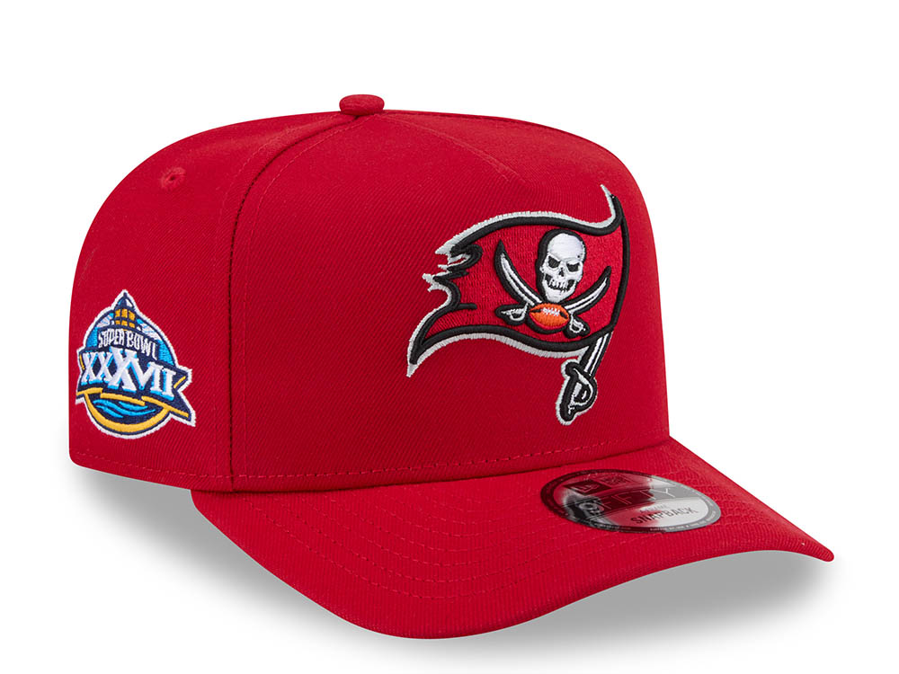 New Era Tampa Bay Buccaneers Super Bowl XXXVII Red 9Fifty A Frame Snapback Hat