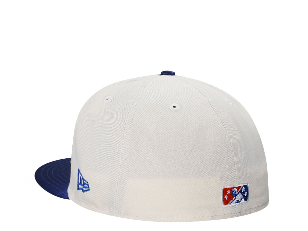 New Era Syracuse Mets Inaugural Season 2019 Chrome Satin Brim Edition 59Fifty Fitted Hat