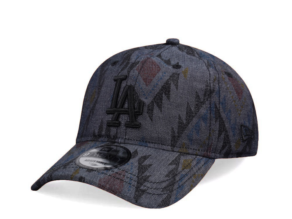 New Era x Three Looms Los Angeles Dodgers Aztec Pattern 9Twenty Strapback Hat