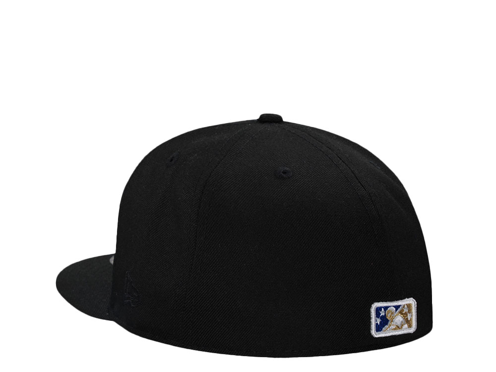 New Era Tampa Tarpons Black Metallic Edition 59Fifty Fitted Hat
