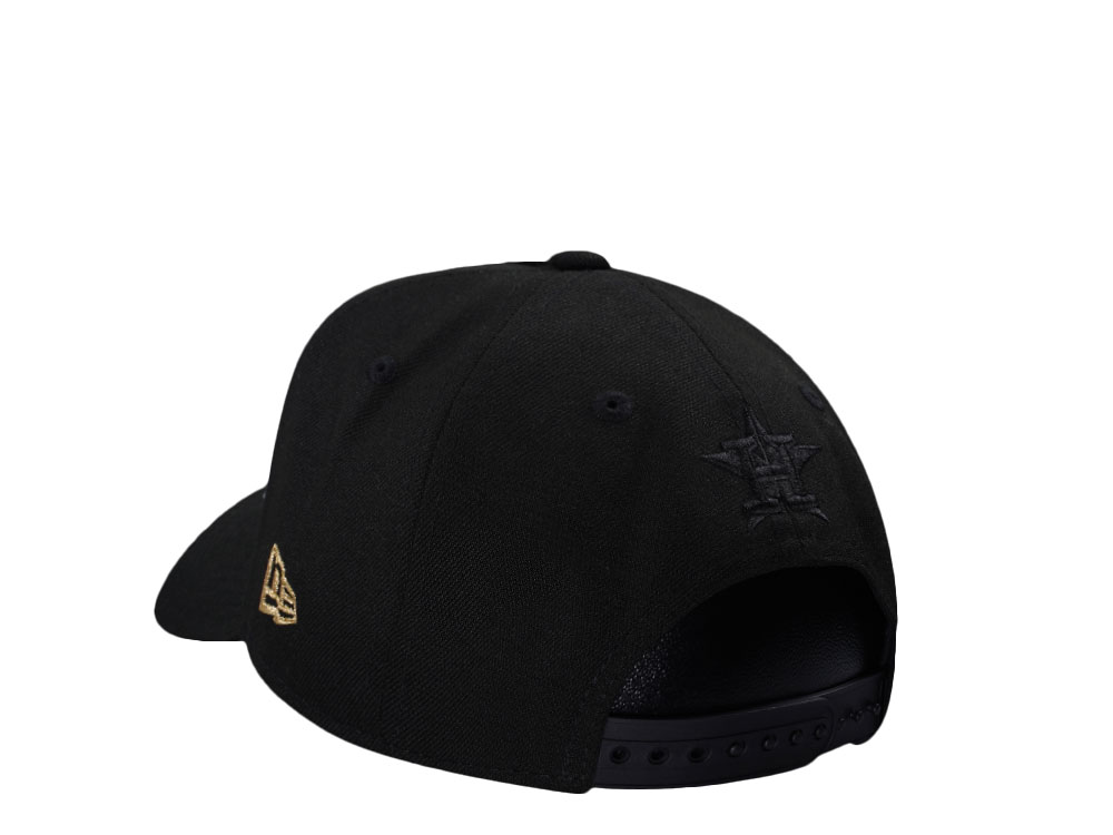 New Era Houston Astros Astrodome Anniversary Gold Drip Prime Edition 9Forty A Frame Snapback Hat
