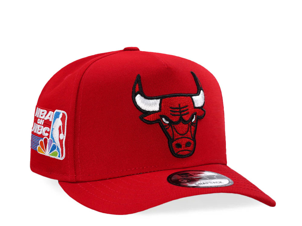 New Era Chicago Bulls NBA on NBC Red Prime Edition 9Fifty A Frame Snapback Hat