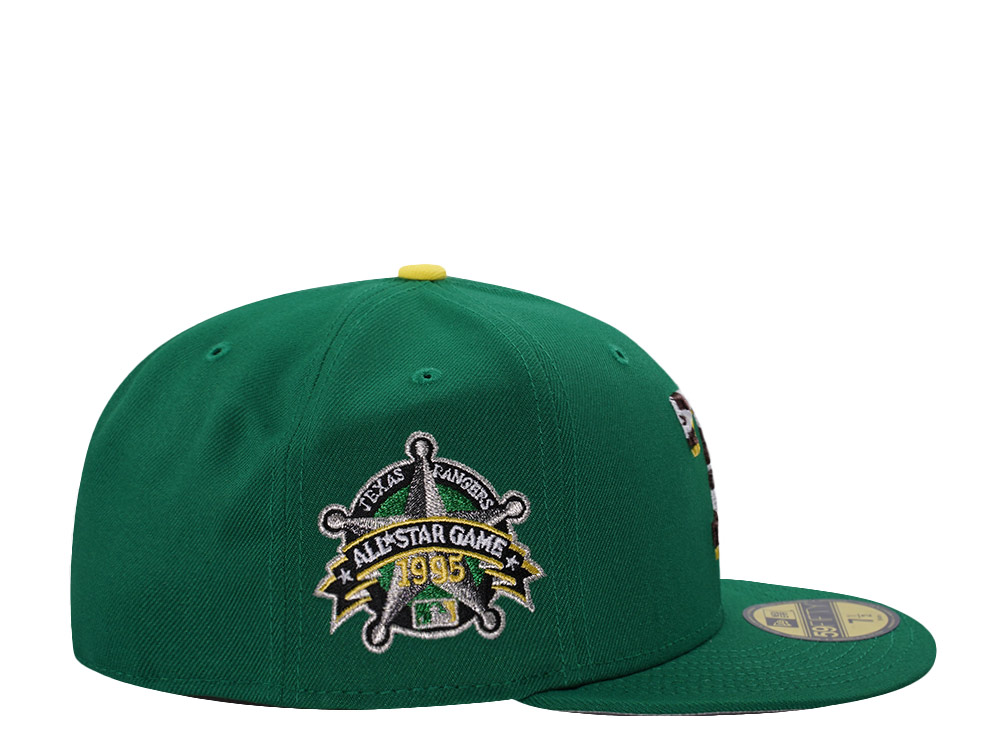 New Era Texas Rangers All Star Game 1995 Kelly Green Prime Edition 59Fifty Fitted Hat
